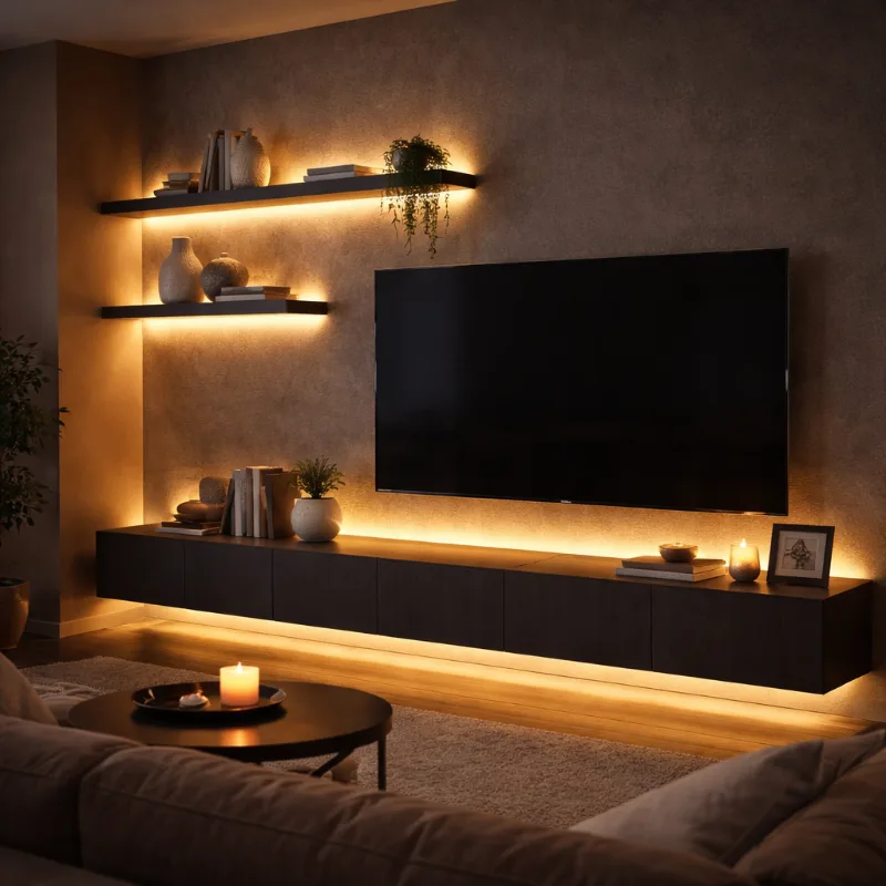 Підсвітка полиць або ТВ-зони