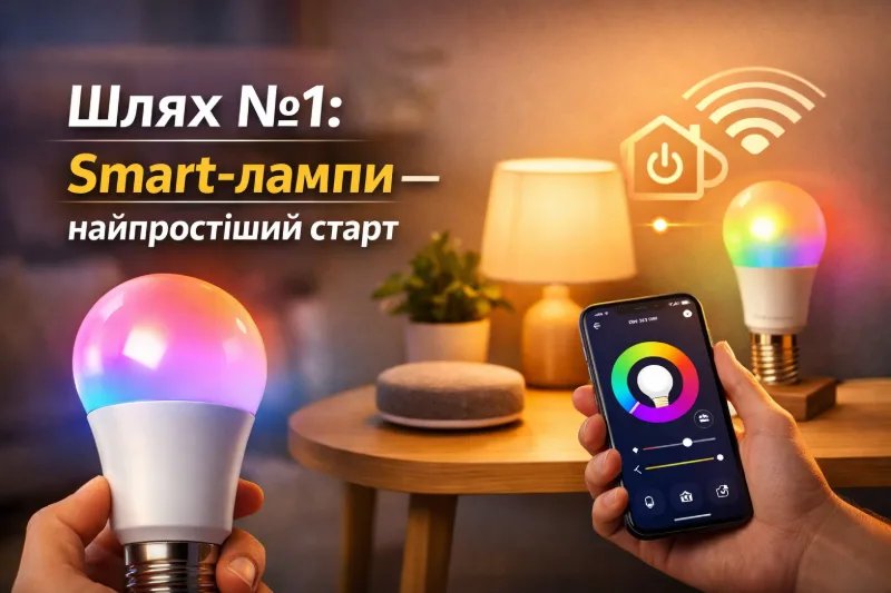 Smart-лампи — найпростіший старт