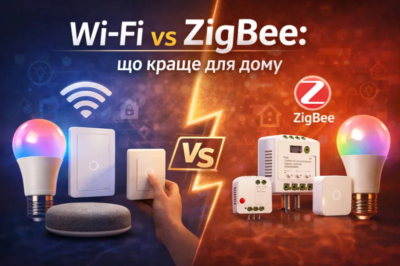 Wi-Fi vs ZigBee: що краще для дому